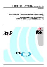 ETSI TR 122978-V10.0.0 (19.5.2011)