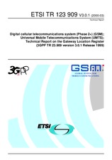 ETSI TR 123909-V3.0.1 (3.8.2001)