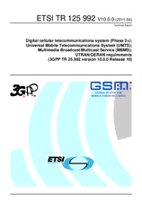 ETSI TR 125992-V10.0.0 (19.4.2011)