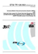 ETSI TR 126903-V10.0.0 (20.4.2011)