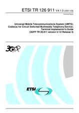 ETSI TR 126911-V4.1.0 (31.3.2001)