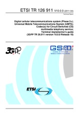 ETSI TR 126911-V10.0.0 (20.4.2011)