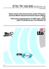 ETSI TR 126936-V10.0.0 (20.4.2011)
