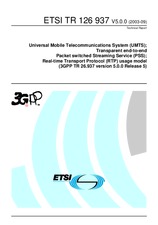ETSI TR 126937-V5.0.0 (30.9.2003)