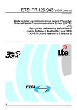 ETSI TR 126943-V8.0.0 (22.1.2009)