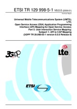 ETSI TR 129998-5-1-V8.0.0 (19.1.2009)