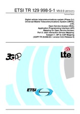 ETSI TR 129998-5-1-V9.0.0 (27.1.2010)