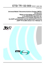 ETSI TR 133909-V4.0.1 (3.8.2001)