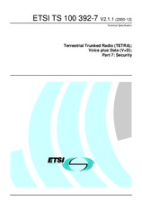 ETSI TS 100392-7-V2.1.1 (8.12.2000)