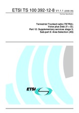 ETSI TS 100392-12-8-V1.1.1 (28.9.2000)