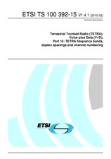 ETSI TS 100392-15-V1.4.1 (5.3.2010)