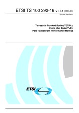 ETSI TS 100392-16-V1.1.1 (14.3.2003)