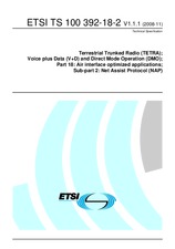 ETSI TS 100392-18-2-V1.1.1 (17.11.2008)