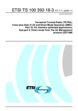 ETSI TS 100392-18-3-V1.1.1 (9.11.2009)