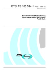 ETSI TS 100394-1-V2.3.1 (5.12.2000)
