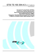 ETSI TS 100394-4-3-V1.1.1 (27.10.2000)
