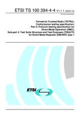 ETSI TS 100394-4-4-V1.1.1 (23.10.2000)