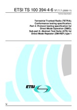 ETSI TS 100394-4-6-V1.1.1 (30.10.2000)
