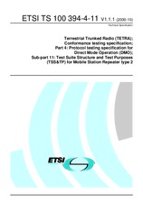 ETSI TS 100394-4-11-V1.1.1 (23.10.2000)