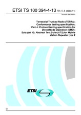 ETSI TS 100394-4-13-V1.1.1 (30.10.2000)