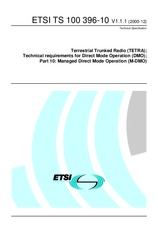 ETSI TS 100396-10-V1.1.1 (8.12.2000)