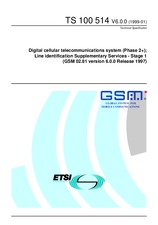 ETSI TS 100514-V6.0.0 (22.1.1999)