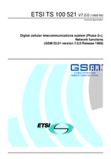 ETSI TS 100521-V7.0.0 (22.9.1999)