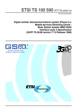 ETSI TS 100590-V7.7.0 (5.8.2002)