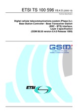 ETSI TS 100596-V8.4.0 (31.10.2000)