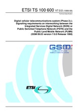 ETSI TS 100600-V7.0.0 (13.8.1999)