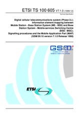 ETSI TS 100605-V7.1.0 (31.12.1999)