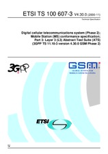 ETSI TS 100607-3-V4.30.0 (30.11.2000)