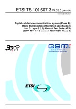 ETSI TS 100607-3-V4.32.0 (30.4.2001)