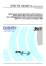 ETSI TS 100607-4-V5.4.0 (30.9.2001)