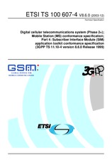 ETSI TS 100607-4-V8.6.0 (31.12.2003)