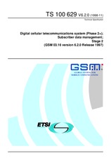 ETSI TS 100629-V6.2.0 (29.11.1998)