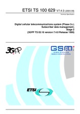 ETSI TS 100629-V7.4.0 (17.4.2001)