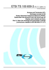 ETSI TS 100659-3-V1.1.1 (6.11.2001)