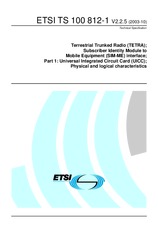 ETSI TS 100812-1-V2.2.5 (14.10.2003)