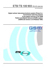 ETSI TS 100903-V5.4.0 (7.8.2000)
