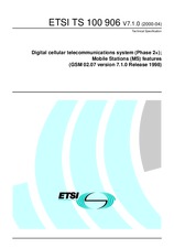 ETSI TS 100906-V7.1.0 (28.4.2000)