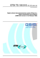 ETSI TS 100910-V5.12.0 (22.2.2001)