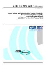 ETSI TS 100922-V7.1.1 (30.7.1999)