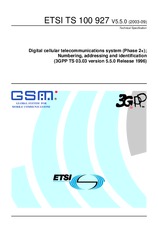 ETSI TS 100927-V5.5.0 (30.9.2003)
