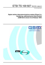 ETSI TS 100927-V6.3.0 (30.7.1999)