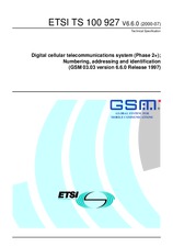 ETSI TS 100927-V6.6.0 (31.7.2000)