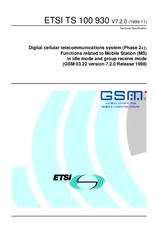 ETSI TS 100930-V7.2.0 (30.11.1999)