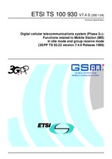 ETSI TS 100930-V7.4.0 (25.4.2001)