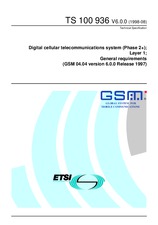 ETSI TS 100936-V6.0.0 (31.8.1998)