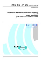 ETSI TS 100936-V7.0.0 (13.8.1999)